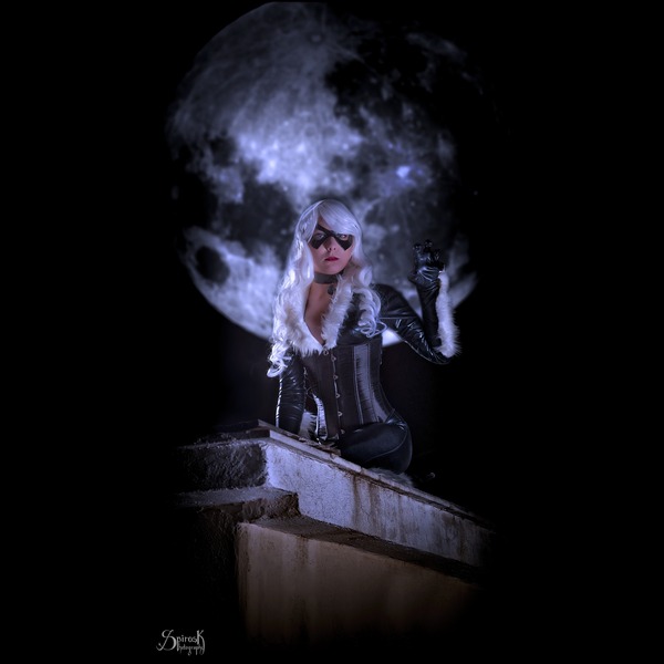 Darkenya Cosplay as Black Cat