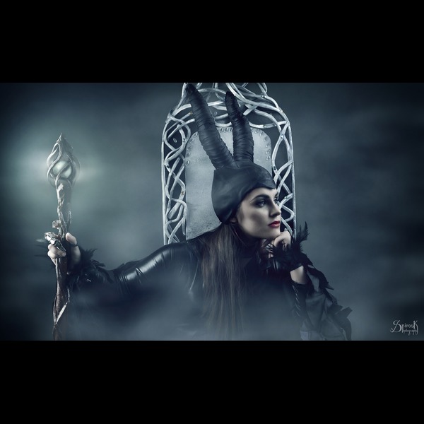 Elena of Asgard as Maleficent
