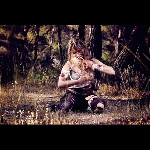 Irene Astral as Lara Croft