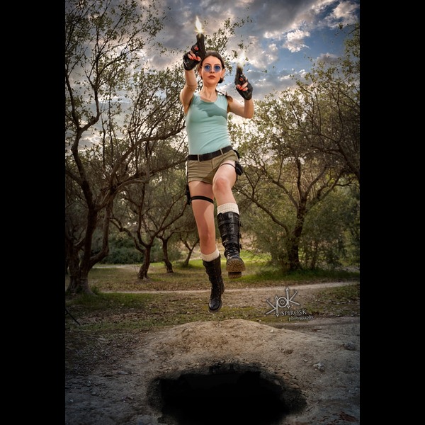 Dabria as Lara Croft from Tomb Raider