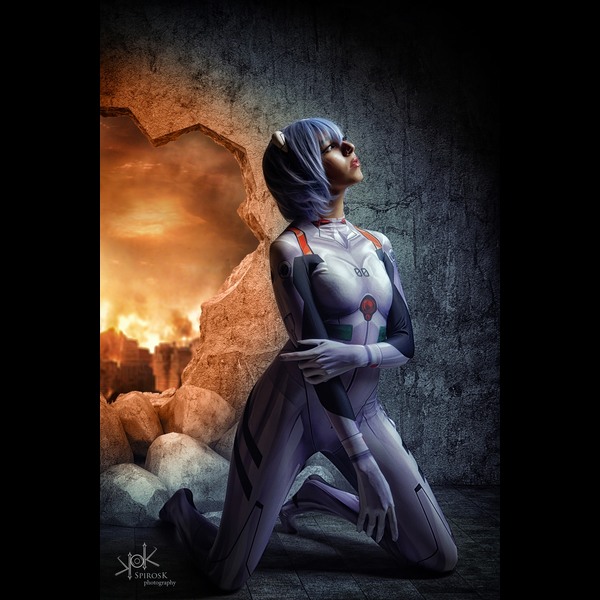 Kawaii Demon as Rei Ayanami