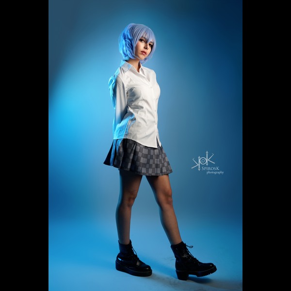 Kawaii Demon as Rei Ayanami