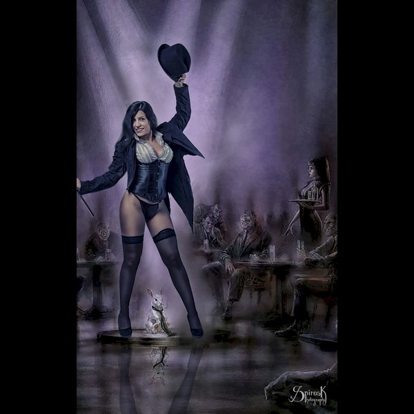 Ailiroy as Zatanna (pinup version)