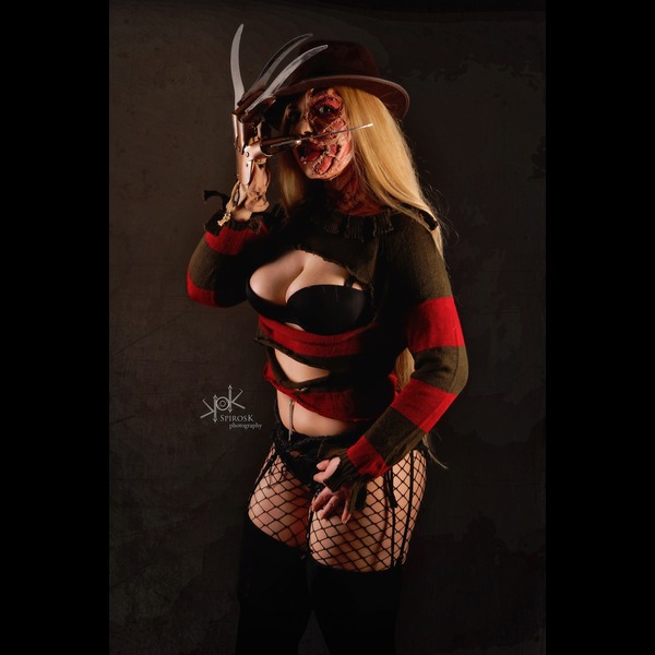 Noah as Female Freddy Krueger
