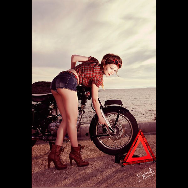Motorcycle pinup: 2014