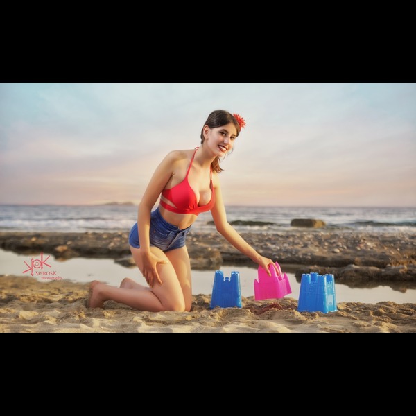Summer Beach pinup