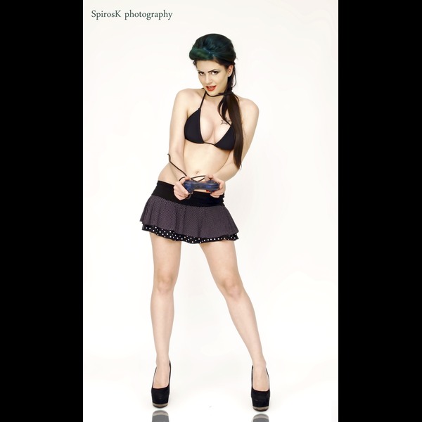 The Geek Girl pinup