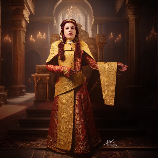 Byzantine Queen and Princess