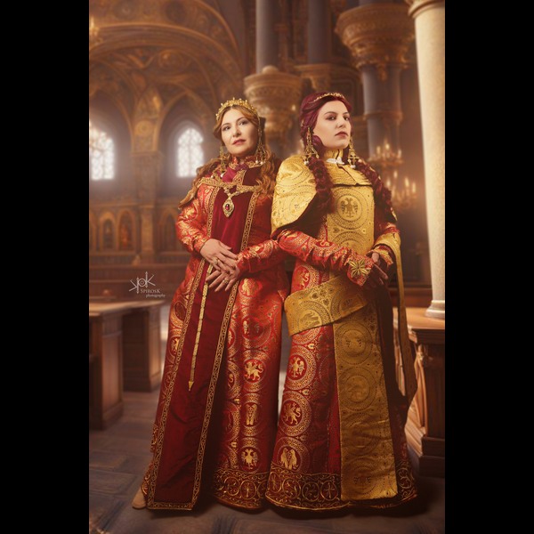 Byzantine Queen and Princess